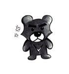 Black bear bear（個別スタンプ：36）
