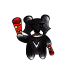 Black bear bear（個別スタンプ：38）