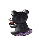Black bear bear（個別スタンプ：39）