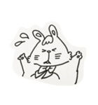 フロントヘアーラビット（個別スタンプ：5）