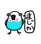 ヘンなセキセイインコ（個別スタンプ：9）