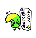 ヘンなセキセイインコ（個別スタンプ：13）