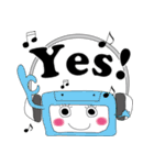 カラフル カセットテープ（個別スタンプ：11）