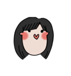 long chinned girl（個別スタンプ：5）
