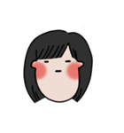 long chinned girl（個別スタンプ：8）