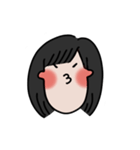 long chinned girl（個別スタンプ：10）