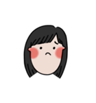 long chinned girl（個別スタンプ：12）