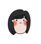 long chinned girl（個別スタンプ：20）