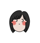 long chinned girl（個別スタンプ：32）
