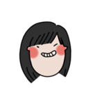 long chinned girl（個別スタンプ：36）