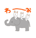ぴょんぴょんみみのすたんぷ（個別スタンプ：6）