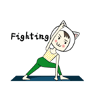 ヨガをやりましょう！（個別スタンプ：11）