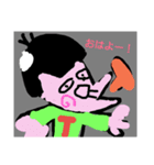 自画像3（個別スタンプ：4）