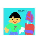 自画像3（個別スタンプ：7）