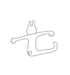 あにまる文字（個別スタンプ：14）