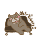 感じ悪いくま（個別スタンプ：3）