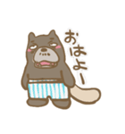 感じ悪いくま（個別スタンプ：4）