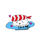 かわいい おすしちゃん（個別スタンプ：5）