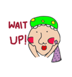 she has curl hair（個別スタンプ：31）