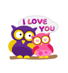 Owl in love（個別スタンプ：5）