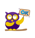Owl in love（個別スタンプ：6）