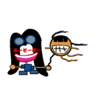 ママ友スタンプと風船ガール（個別スタンプ：1）