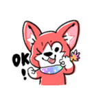 Purple Dog Friends（個別スタンプ：1）
