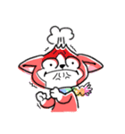 Purple Dog Friends（個別スタンプ：3）