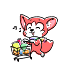 Purple Dog Friends（個別スタンプ：8）