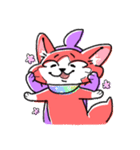 Purple Dog Friends（個別スタンプ：11）
