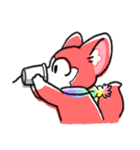 Purple Dog Friends（個別スタンプ：16）