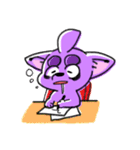 Purple Dog Friends（個別スタンプ：17）