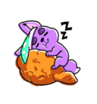 Purple Dog Friends（個別スタンプ：19）