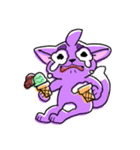 Purple Dog Friends（個別スタンプ：21）