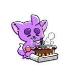 Purple Dog Friends（個別スタンプ：22）