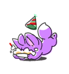 Purple Dog Friends（個別スタンプ：26）