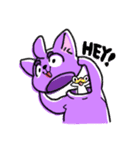 Purple Dog Friends（個別スタンプ：27）