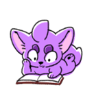 Purple Dog Friends（個別スタンプ：28）