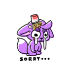Purple Dog Friends（個別スタンプ：30）