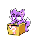 Purple Dog Friends（個別スタンプ：35）