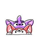Purple Dog Friends（個別スタンプ：40）