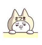 【さつき】の名前ねこ（個別スタンプ：17）