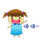 Excited girl life（個別スタンプ：1）