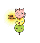 Cute Kitty Dango Trio（個別スタンプ：3）