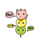 Cute Kitty Dango Trio（個別スタンプ：6）