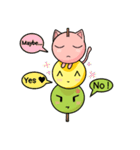 Cute Kitty Dango Trio（個別スタンプ：7）