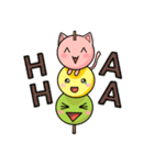 Cute Kitty Dango Trio（個別スタンプ：12）