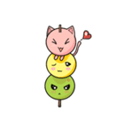 Cute Kitty Dango Trio（個別スタンプ：13）