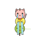 Cute Kitty Dango Trio（個別スタンプ：14）