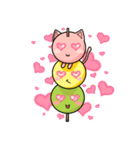 Cute Kitty Dango Trio（個別スタンプ：17）